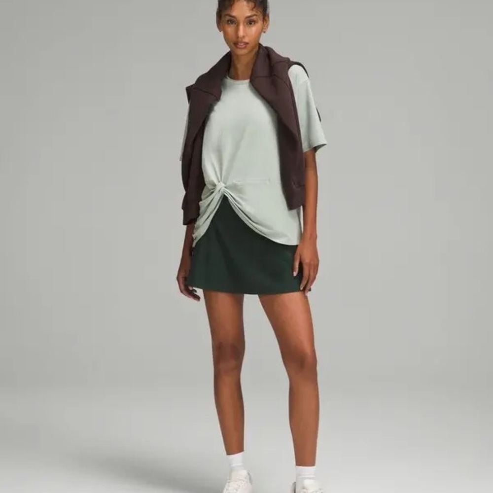 LULULEMON 
Twist-Front Oversized T-Shirt - Jade Grey - Picture 2 of 10